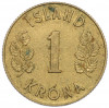 1 крона 1973 года Исландия