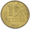 1 песета 1937 года Испания