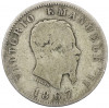 1 лира 1867 года M Италия
