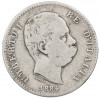 1 лира 1884 года Италия