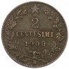 2 чентезимо 1900 года Италия