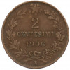 2 чентезимо 1906 года Италия