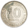10 центов 1945 года Малайя