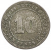 10 центов 1919 года Стрейтс Сетлментс