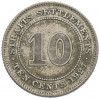 10 центов 1927 года Стрейтс Сетлментс