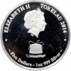 5 долларов 2014 года Токелау «Желтоперый тунец»