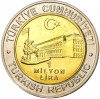1 миллион лир 2002 года Турция «535 лет Стамбульскому монетному двору — 10 августа»