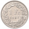 1 франк 1968 года Швейцария
