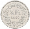 1/2 франка 1990 года Швейцария