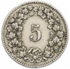 5 раппенов 1906 года Швейцария