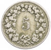 5 раппенов 1908 года Швейцария
