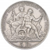 5 франков 1883 года Швейцария «Стрелковый фестиваль в Лугано»