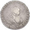 1 рубль 1744 года ММД