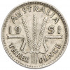 3 пенса 1951 года Австралия
