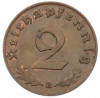 2 рейхспфеннига 1939 года B Германия