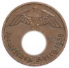2 рейхспфеннига 1939 года F Германия