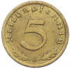 5 рейхспфеннигов 1938 года G Германия