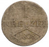 1 крейцер 1808 года Вюрцбург