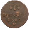 1 пфенниг 1788 года Франкфурт