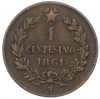 1 чентезимо 1861 года Италия