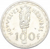 100 франков 1966 года Новые Гебриды