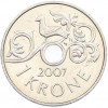 1 крона 2007 года Норвегия