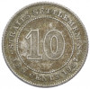 10 центов 1927 года Стрейтс Сетлментс