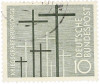 Почтовая марка 10 пфеннигов 1956 года Западная Германия (ФРГ) «Уход за военными могилами»