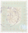 Почтовая марка 10 пфеннигов 1957 года Западная Германия (ФРГ) «Реинтеграция Саарской области в состав ФРГ»