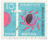 Почтовая марка 10 пфеннигов 1963 года Западная Германия (ФРГ) «Мученица Регина»