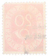Почтовая марка 20 пфеннигов 1951 года Западная Германия (ФРГ)