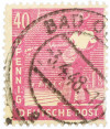 Почтовая марка 40 пфеннигов 1947 года Германия (Тризония)