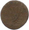2 копейки 1757 года (Номинал сверху)