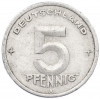 5 пфеннигов 1949 года A Восточная Германия (ГДР)