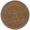1 рейхспфенниг 1925 года A Германия