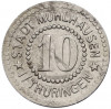 10 пфеннигов 1917 года Германия — город Мюльхаузен (Нотгельд)