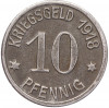 10 пфеннигов 1918 года Германия — город Кобленц (Нотгельд)