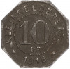 10 пфеннигов 1918 года Германия — город Мергентхайм (Нотгельд)