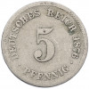 5 пфеннигов 1876 года G Германия