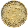 5 рейхспфеннигов 1925 года D Германия