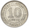 10 центов 1941 года Малайя
