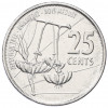 25 центов 2021 года Сейшелы