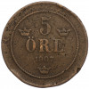 5 эре 1907 года Швеция