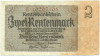 2 рентенмарки 1937 года Германия