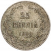 25 пенни 1909 года Русская Финляндия