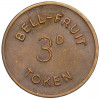 Жетон «Bell-Fruit — 3 пенни» Великобритания