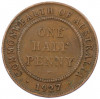 1/2 пенни 1927 года Австралия