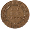 1/2 пенни 1933 года Австралия