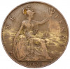 1 пенни 1921 года Великобритания