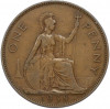 1 пенни 1938 года Великобритания